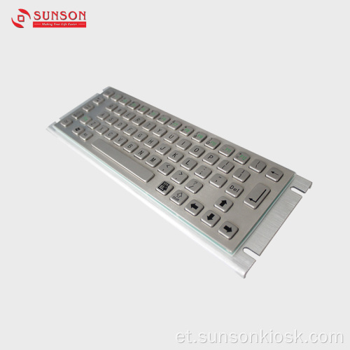 Tööstuslik metallist klaviatuur koos kuuliga